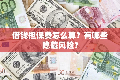 武汉借钱担保费怎么算？有哪些隐藏风险？