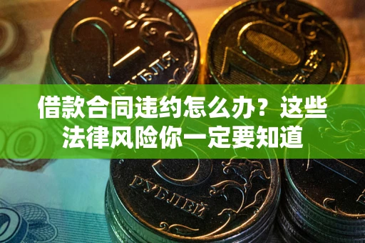 武汉借款合同违约怎么办？这些法律风险你一定要知道