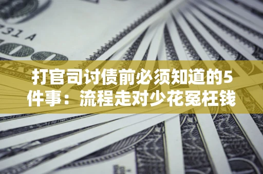 武汉打官司讨债前必须知道的5件事：流程走对少花冤枉钱