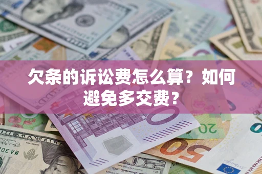 武汉欠条的诉讼费怎么算？如何避免多交费？
