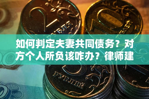 武汉如何判定夫妻共同债务？对方个人所负该咋办？律师建议