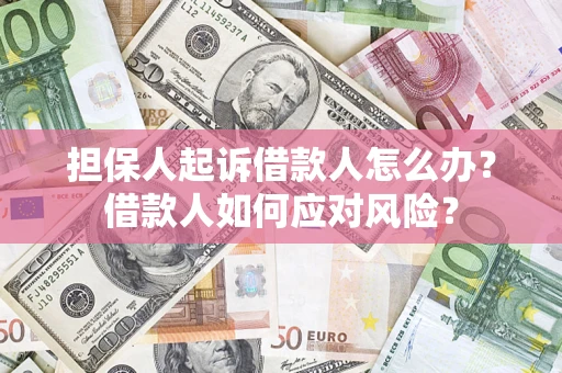 武汉担保人起诉借款人怎么办？借款人如何应对风险？