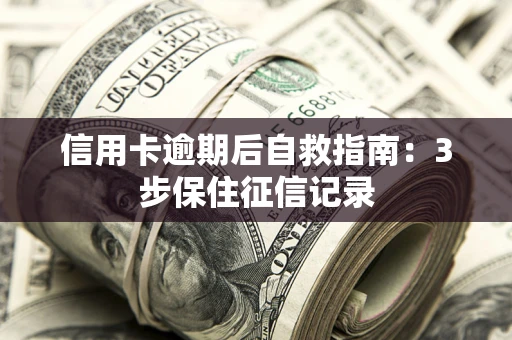 武汉信用卡逾期后自救指南：3步保住征信记录