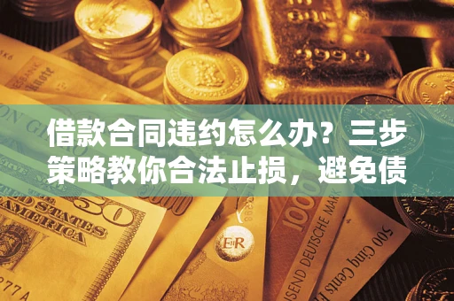 武汉借款合同违约怎么办？三步策略教你合法止损，避免债务危机升级