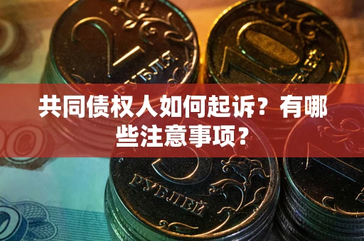 武汉共同债权人如何起诉？有哪些注意事项？